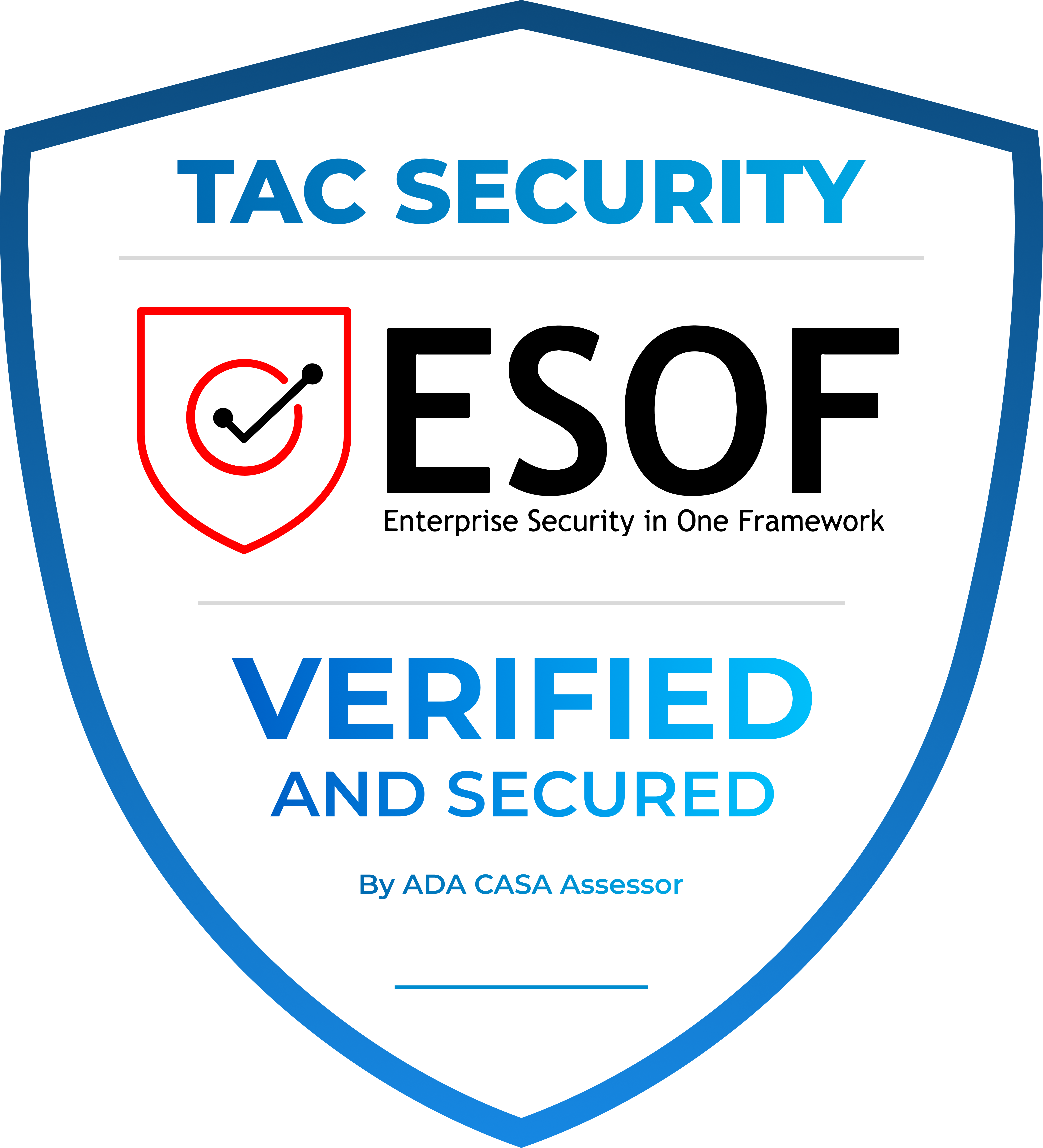 ESOF Shield Certified — Verified and Secured by TAC Security ADA CASA Assessor