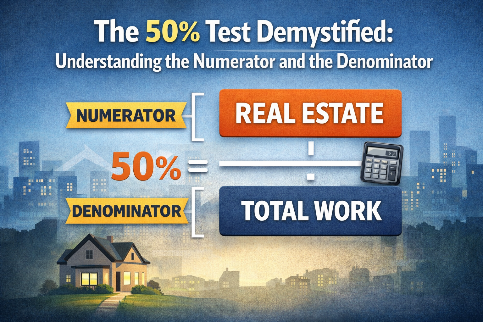 The 50% Test Demystified: Understanding the Numerator and the Denominator